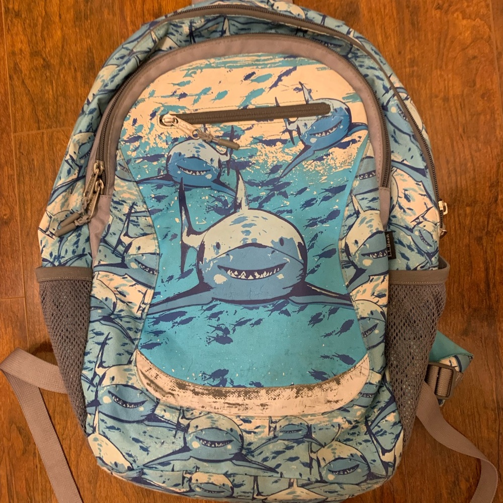 L.L. Bean Glow-in-the-dark Shark Backpack 🦈
